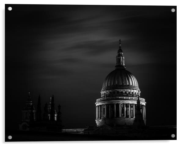 St Pauls Acrylic by Victor Burnside