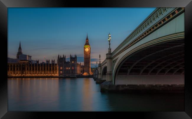Westminster Bridge Framed Print by Ed Alexander