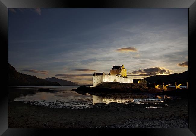 The Castle Of Loch Duich Framed Print by Steve Glover