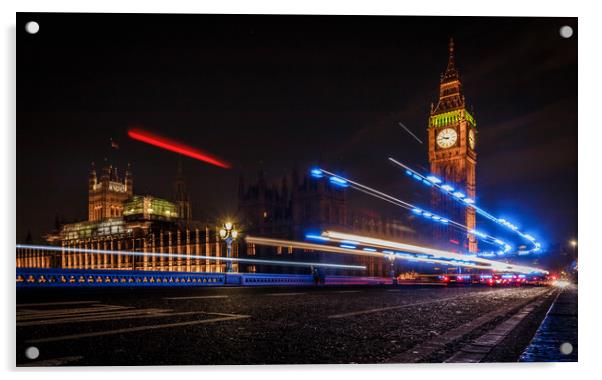 London Big Ben Acrylic by Ed Alexander