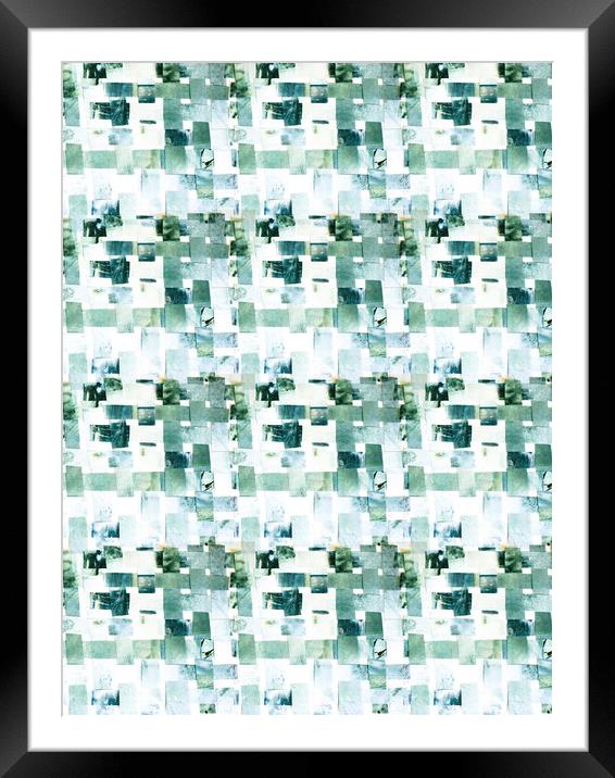 Abstract paper background Framed Mounted Print by Larisa Siverina