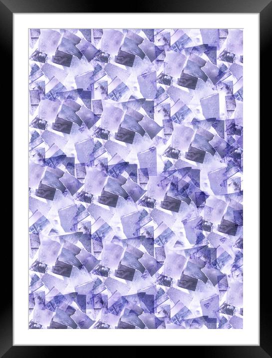 Abstract paper background Framed Mounted Print by Larisa Siverina
