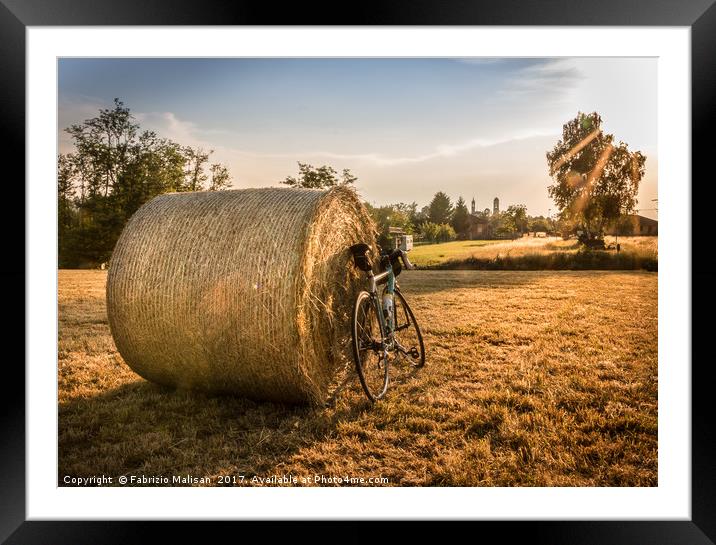 Biking adventure Framed Mounted Print by Fabrizio Malisan
