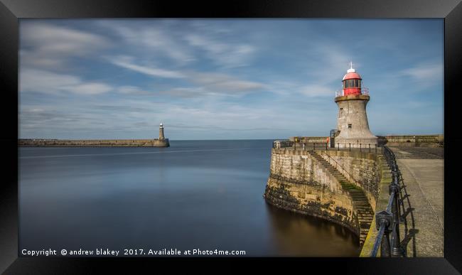 Serenity at South Pier Framed Print by andrew blakey