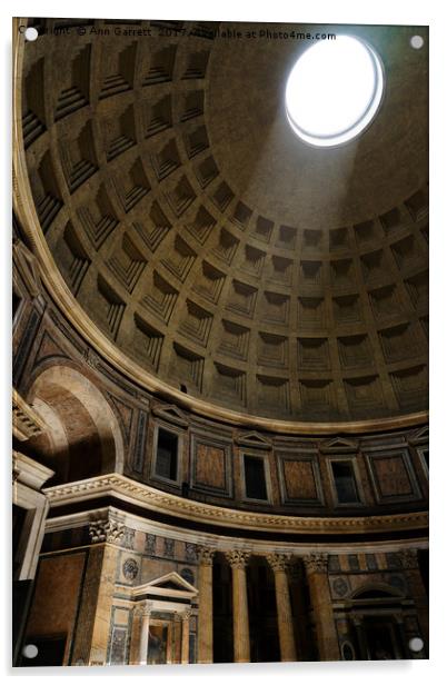 Pantheon Oculus Acrylic by Ann Garrett