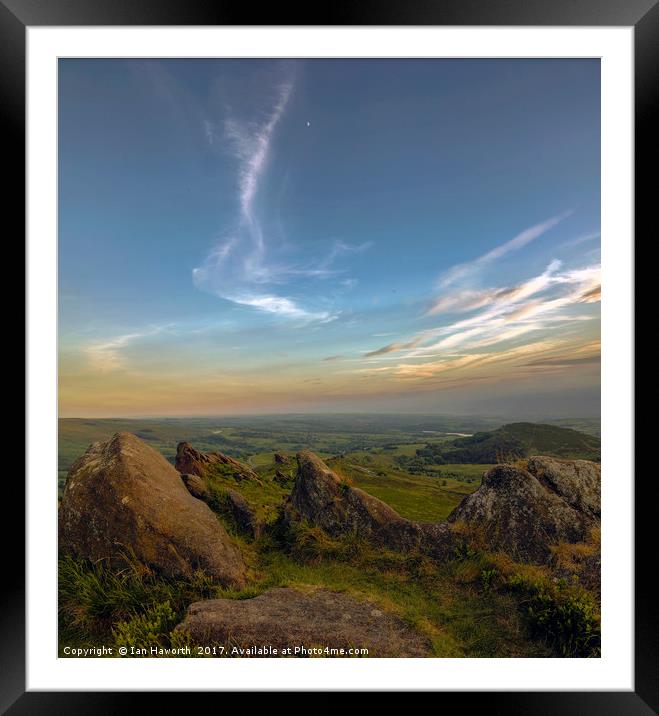 The Roaches Framed Mounted Print by Ian Haworth