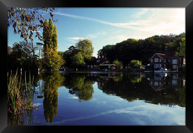 Thames at Sonning Framed Print by Doug McRae