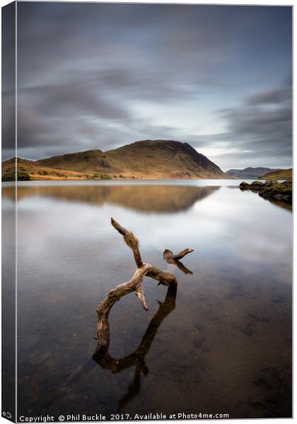 From The Deep - Crummock Water Canvas Print by Phil Buckle