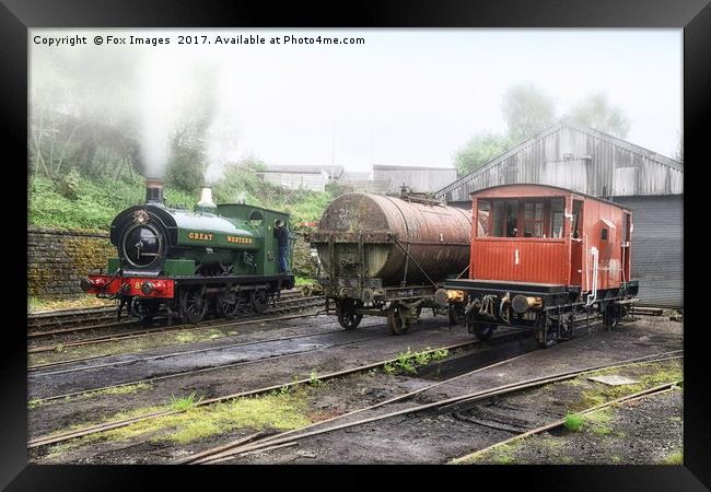 East Lancashire Railway Framed Print by Derrick Fox Lomax