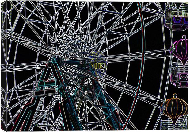 THE BIG WHEEL Canvas Print by Ray Bacon LRPS CPAGB