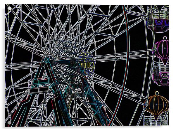 THE BIG WHEEL Acrylic by Ray Bacon LRPS CPAGB
