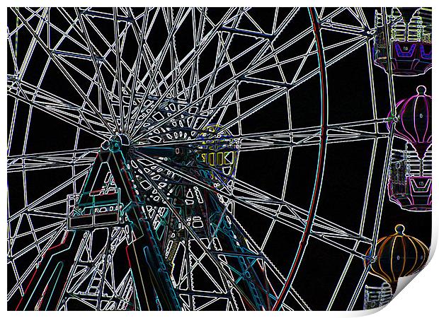 THE BIG WHEEL Print by Ray Bacon LRPS CPAGB