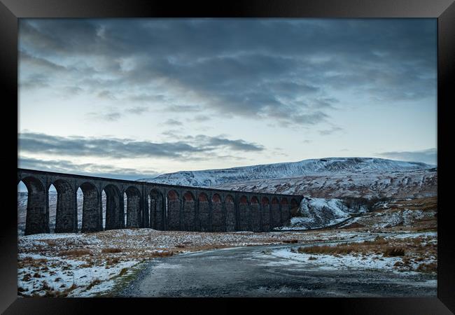 Ribblehead Viaduct Sunset Framed Print by Nigel Smith