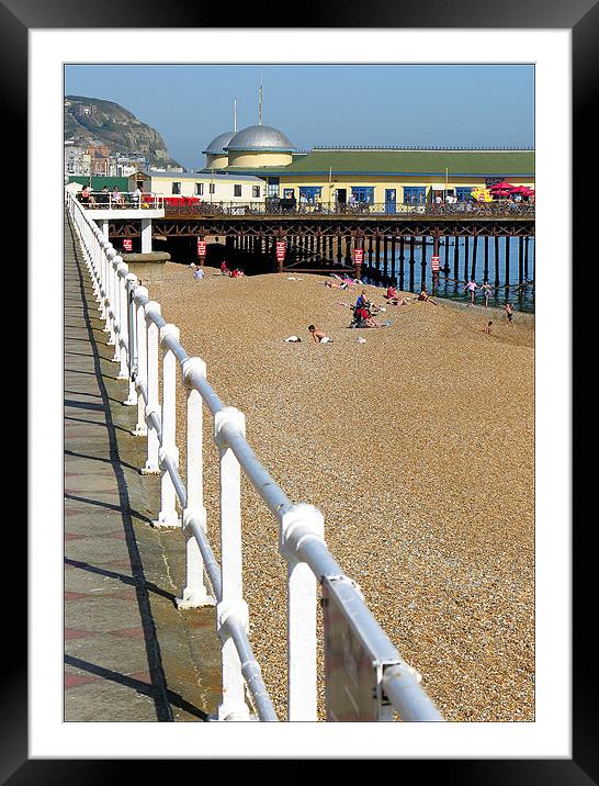 HASTINGS,SUSSEX Framed Mounted Print by Ray Bacon LRPS CPAGB