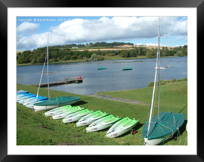 Linlithgow  Loch in the summer Framed Mounted Print by Photogold Prints