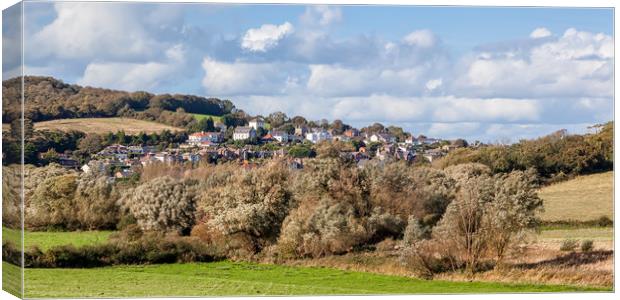 Brading Isle Of Wight Canvas Print by Wight Landscapes