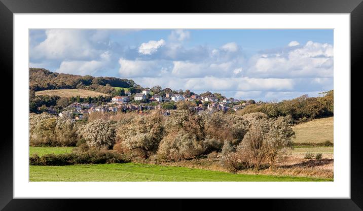 Brading Isle Of Wight Framed Mounted Print by Wight Landscapes