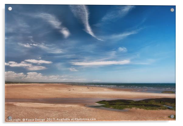 West Sands Beach St Andrews Acrylic by Kasia Design