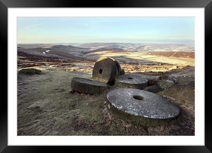 Stanage Edge - Hathersage Framed Mounted Print by Steve Glover