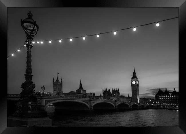 Westminster Bridge, London Framed Print by Ed Alexander