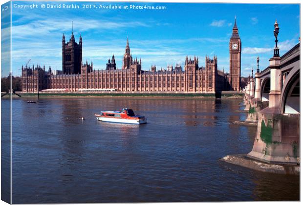 House of Parliament, Westminster, London, England Canvas Print by Photogold Prints