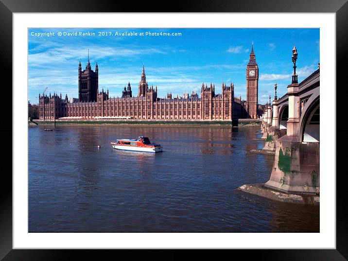 House of Parliament, Westminster, London, England Framed Mounted Print by Photogold Prints