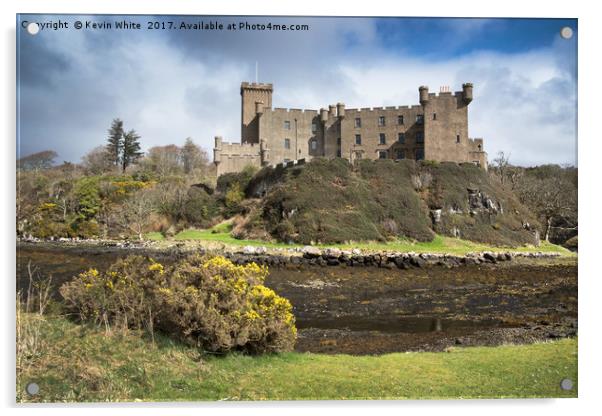 Dunvegan Castle Acrylic by Kevin White