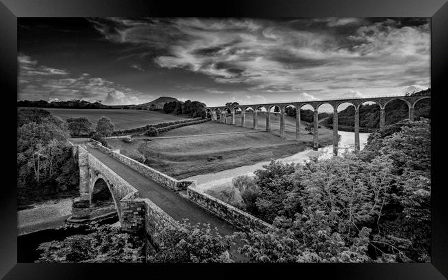 Leaderfoot Viaduct Framed Print by Angela H