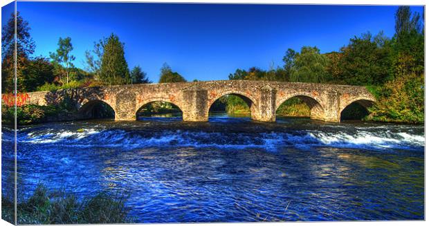 Bridge over troubled waters Canvas Print by Rob Hawkins