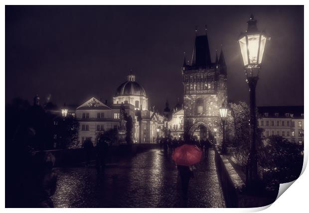 Charles Bridge Prague Print by Ed Alexander