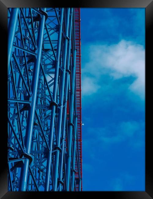 Rollercoaster    Framed Print by Victor Burnside