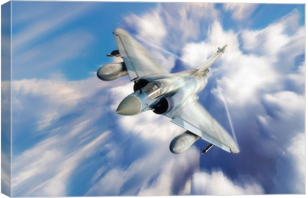 Mirage 2000 Canvas Print by J Biggadike