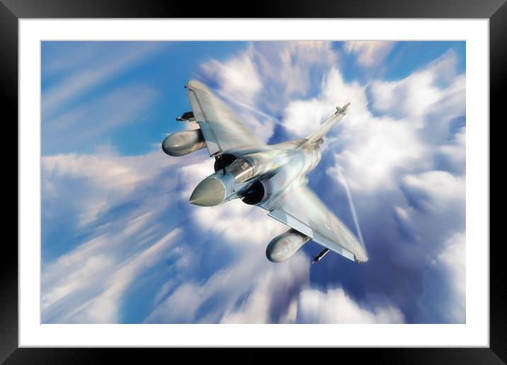 Mirage 2000 Framed Mounted Print by J Biggadike