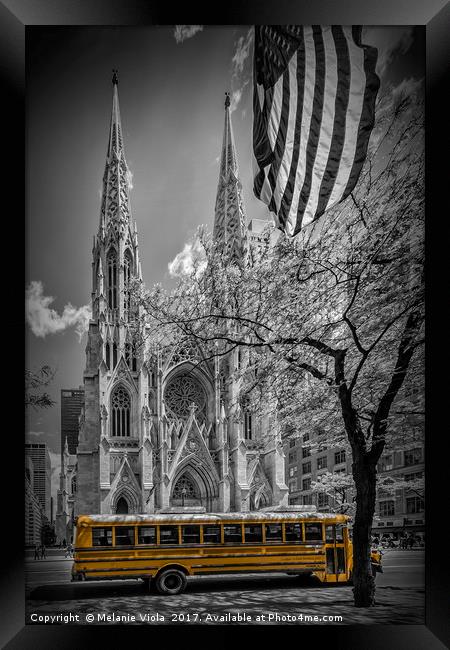 NEW YORK CITY St. Patrick's Cathedral Framed Print by Melanie Viola