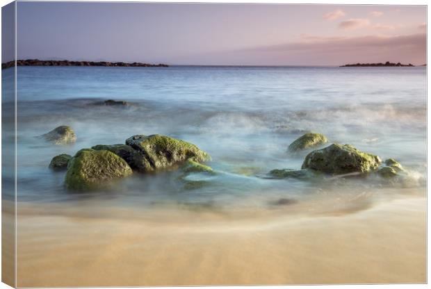 Lanzarote Sunset Canvas Print by Rob Camp