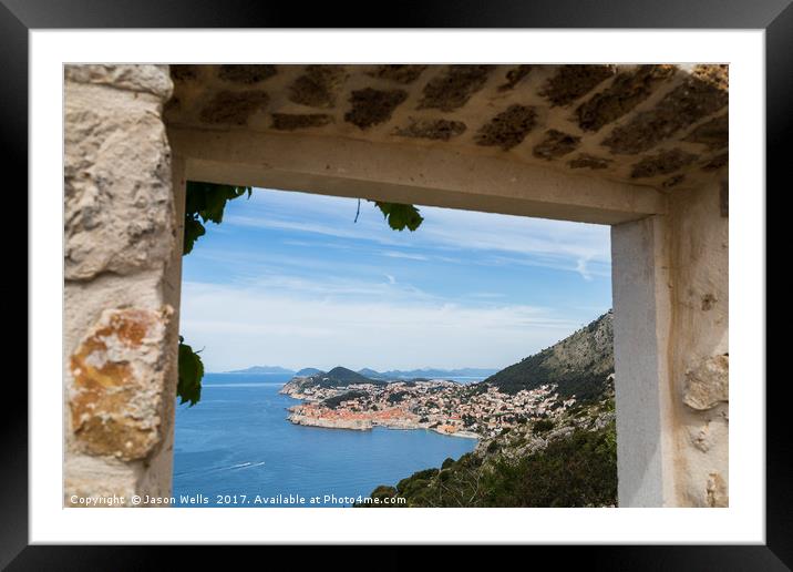 Framing Stari Grad in Dubrovnik Framed Mounted Print by Jason Wells