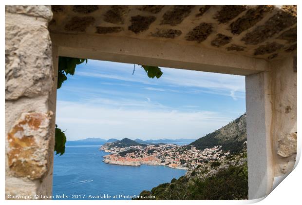 Framing Stari Grad in Dubrovnik Print by Jason Wells