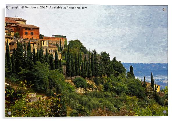 Artistic Tuscany Acrylic by Jim Jones