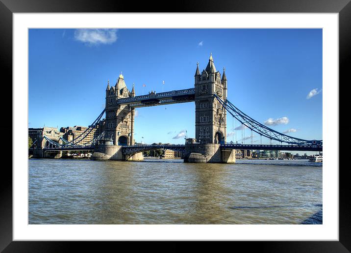 Tower Bridge 3 Framed Mounted Print by Chris Day