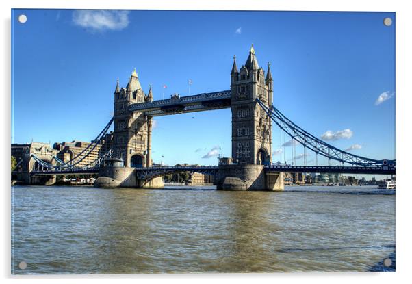 Tower Bridge 3 Acrylic by Chris Day