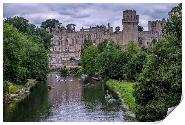 Warwick Castle Print by Tony Bates