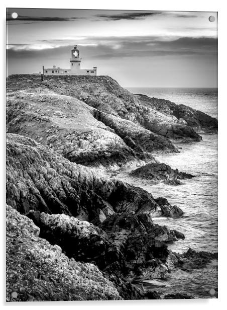 Strumble Head Lighthouse, Pembrokeshire, Wales, UK Acrylic by Mark Llewellyn
