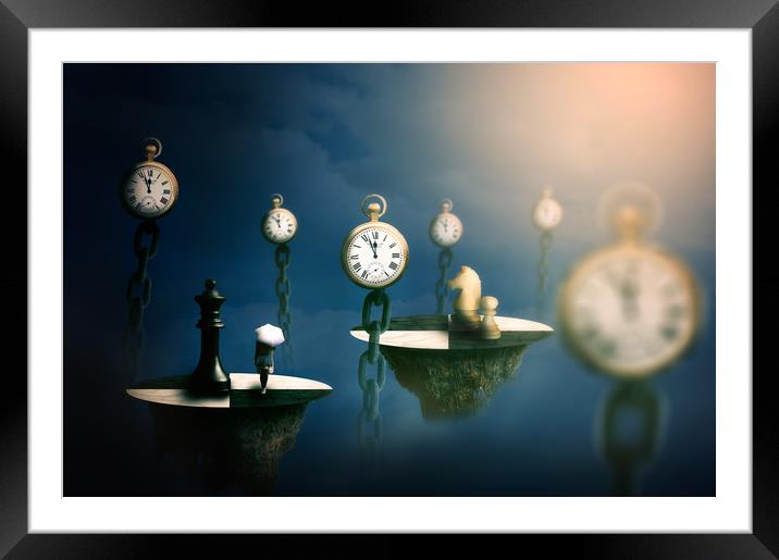 Time Strategy Framed Mounted Print by Nathan Wright