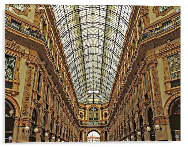 Milan Galleria           Acrylic by Andy Smith
