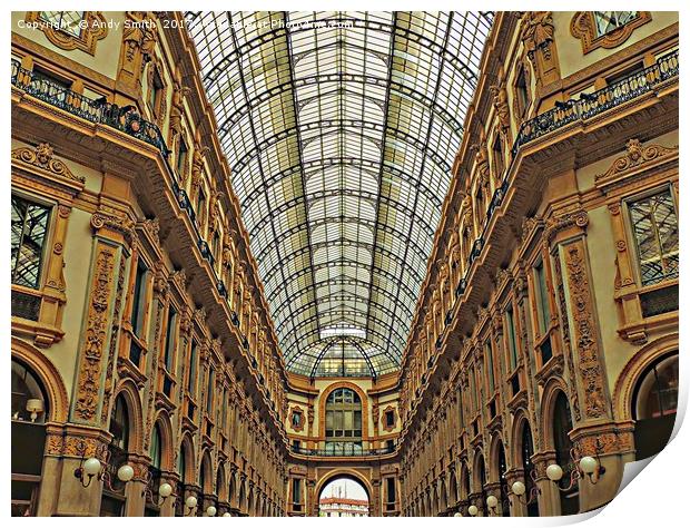 Milan Galleria           Print by Andy Smith