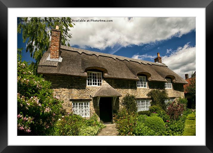  English Thatched House 2 Framed Mounted Print by Robert Murray