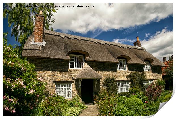  English Thatched House 2 Print by Robert Murray