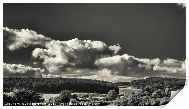 Clear View over Bradgate Park Print by Iain Merchant