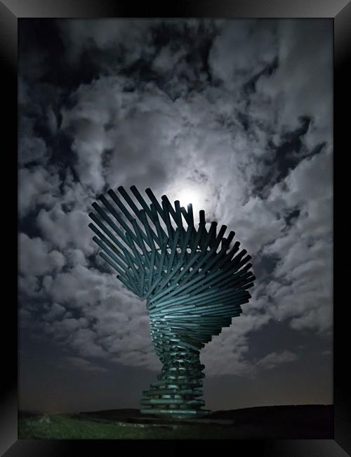 Singing Ringing Tree Moon Framed Print by Pete Collins