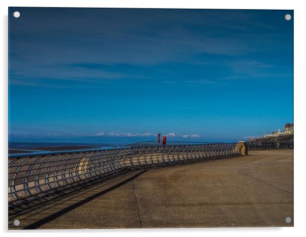 Blackpool Promenade  Acrylic by Victor Burnside
